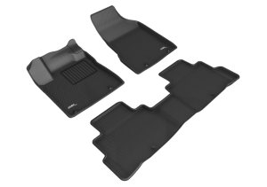 Nissan Murano Floor Mat Set - 3D MAXpider - Kagu - Black - `19-`24 Nissan Murano Floor Mat Set - 3D MAXpider - Kagu - Black - `19-`24